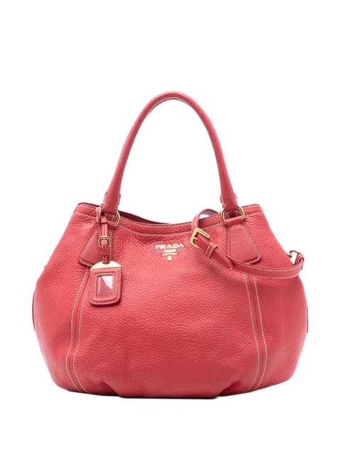 2000-2025 Vitello Daino Open Convertible Tote satchel by PRADA 