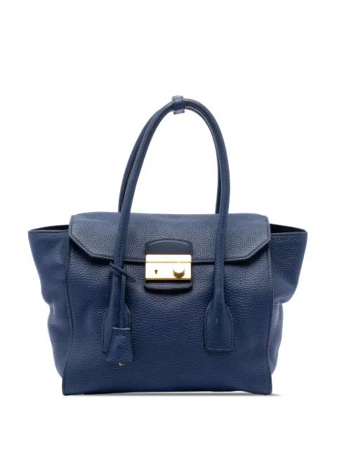 2000-2025 Vitello Daino Sound Lock satchel by PRADA 