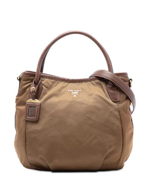 2000-2025 Vitello Daino Trimmed Tessuto satchel by PRADA 