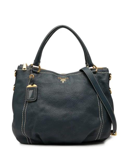 2000-2025 Vitello Daino Zip Top satchel by PRADA 