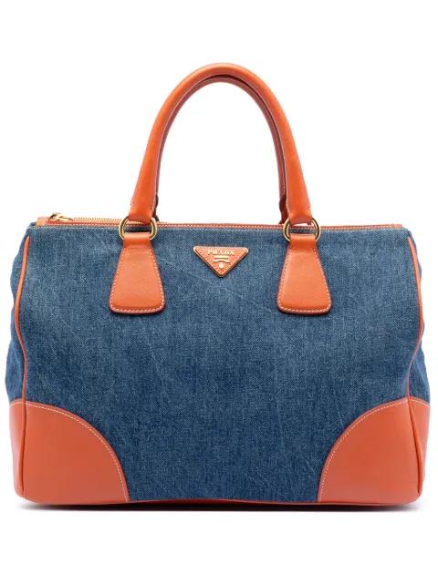 2000-2026 Saffiano Trimmed Denim handbag by PRADA 
