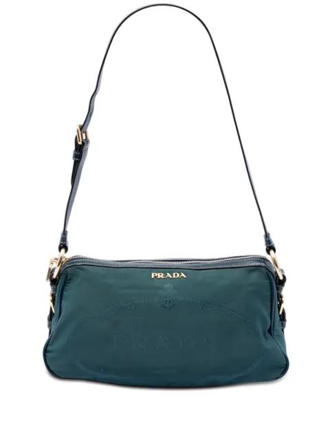 2000-2026 Tessuto Canapa Logo shoulder bag by PRADA 