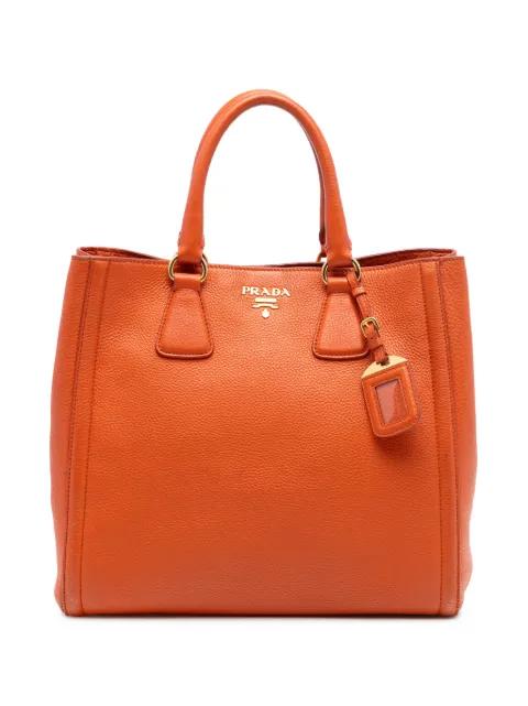 2000-2026 Vitello Daino Open Convertible Tote satchel by PRADA 
