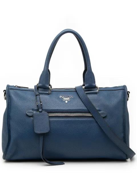 2000-2026 Vitello Phenix Zip Top satchel by PRADA 