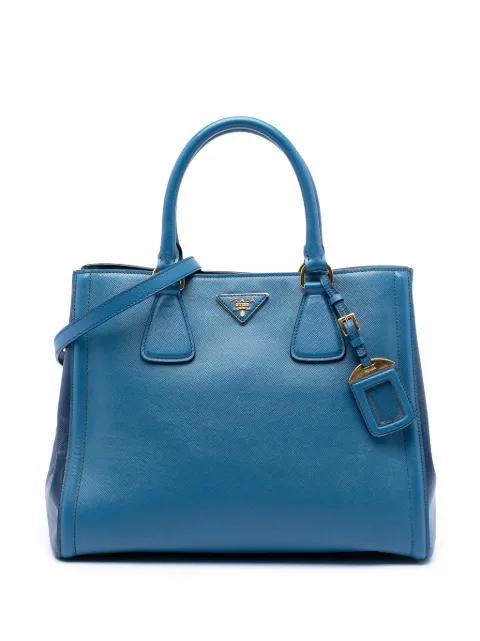 2010-2025 Bicolor Saffiano Lux Galleria satchel by PRADA 
