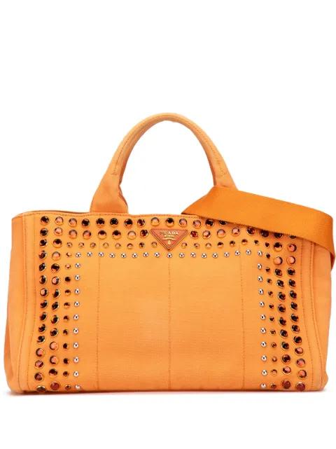 2010-2025 Canvas Canapa Bijoux satchel by PRADA 
