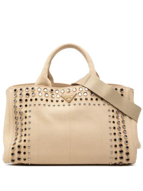 2010-2025 Canvas Canapa Bijoux satchel by PRADA 