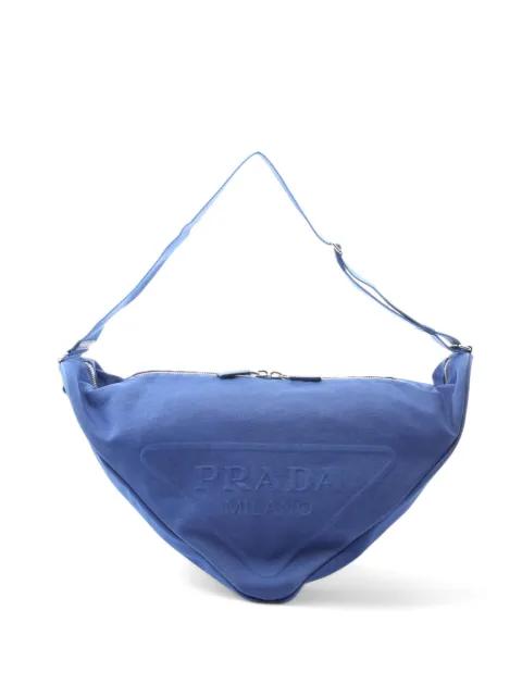 2010-2025 Canvas Canapa Triangle Logo shoulder bag by PRADA 