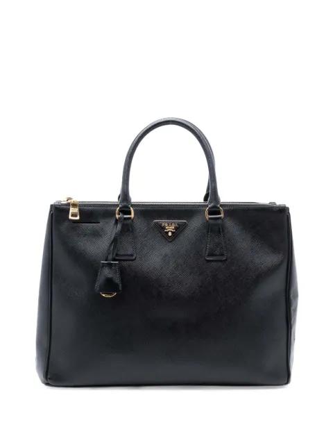 2010-2025 Large Saffiano Lux Galleria Double Zip satchel by PRADA 