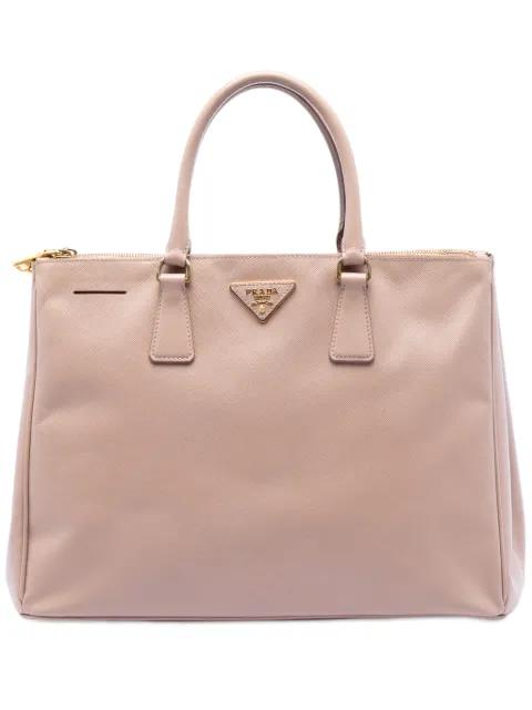 2010-2025 Large Saffiano Lux Galleria Double Zip satchel by PRADA 