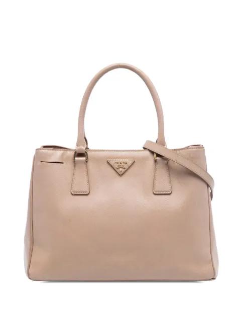 2010-2025 Large Saffiano Lux Galleria Double Zip satchel by PRADA 