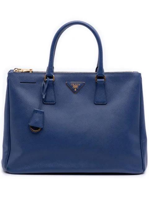 2010-2025 Large Saffiano Lux Galleria Double Zip satchel by PRADA 