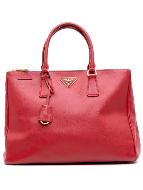 2010-2025 Large Saffiano Lux Galleria Double Zip satchel by PRADA 