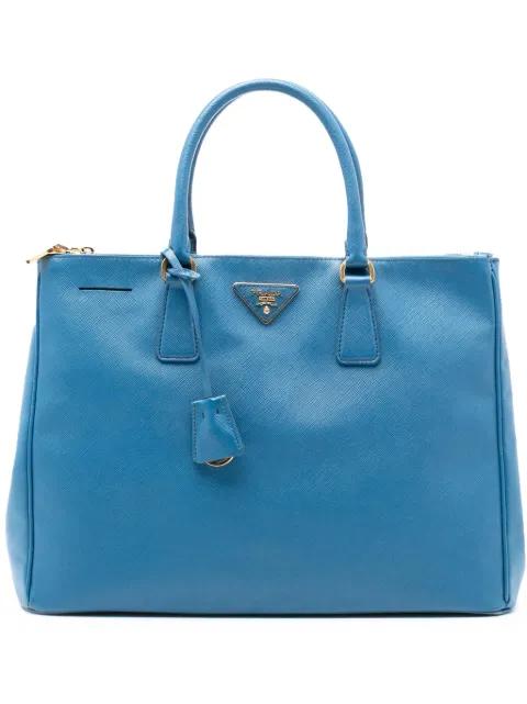 2010-2025 Large Saffiano Lux Galleria Double Zip satchel by PRADA 