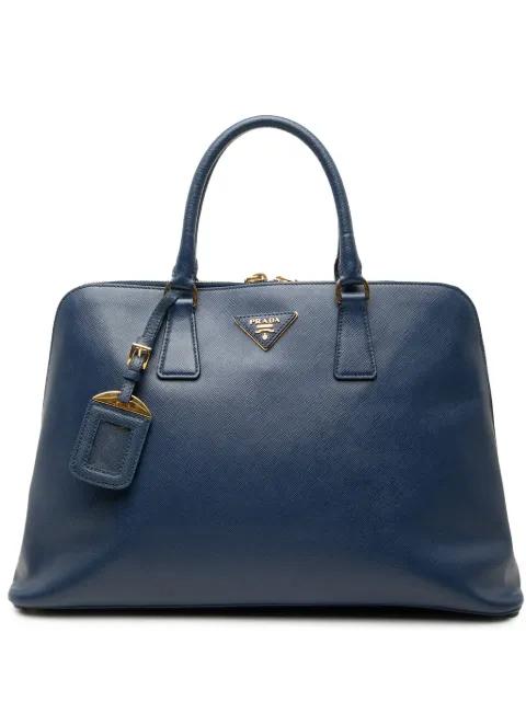 2010-2025 Large Saffiano Lux Promenade satchel by PRADA 