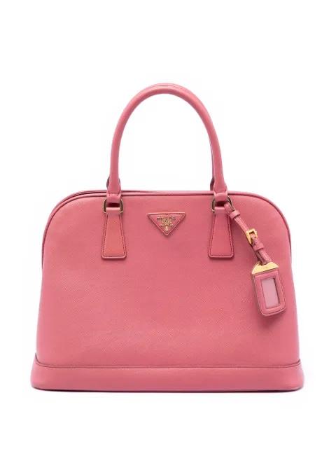 2010-2025 Medium Saffiano Lux Open Promenade satchel by PRADA 