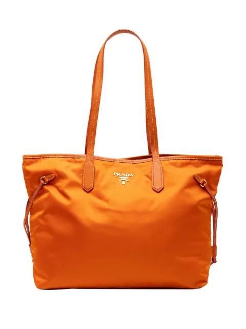 2010-2025 Saffiano Trimmed Tessuto Open Convertible Tote satchel by PRADA 