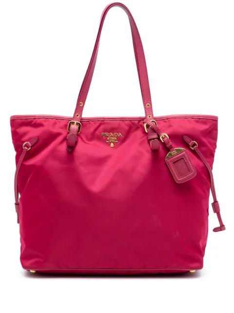 2010-2025 Saffiano Trimmed Tessuto tote bag by PRADA 