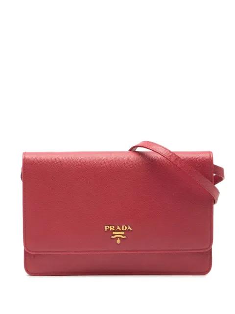 2010-2025 Saffiano Wallet on Strap crossbody bag by PRADA 