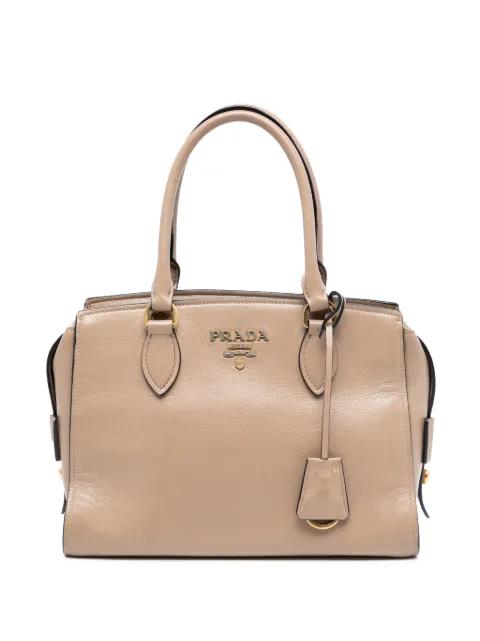 2010-2025 Small City Calf Trimmed Saffiano Top Handle Bag satchel by PRADA 