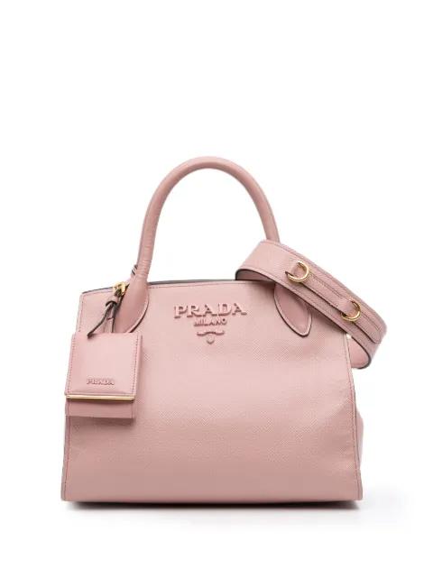 2010-2025 Small Saffiano Cuir Monochrome Top Handle Tote satchel by PRADA 