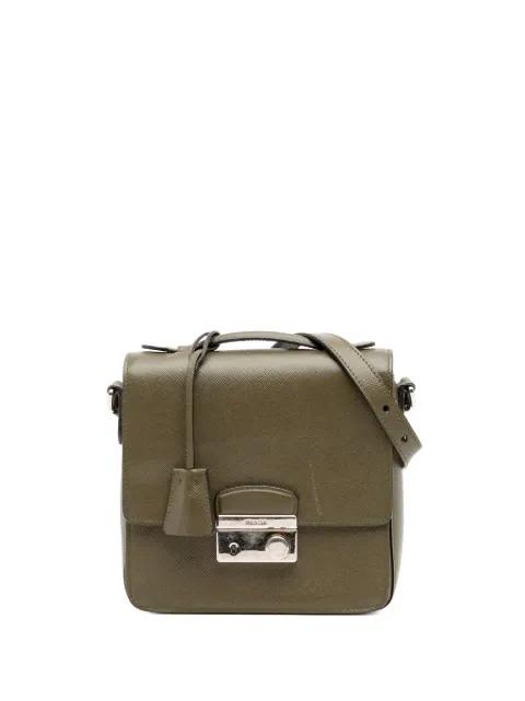 2010-2025 Small Saffiano Lux Sound satchel by PRADA 