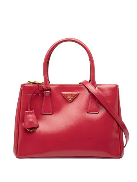 2010-2025 Small Saffiano Vernice Galleria Double Zip satchel by PRADA 