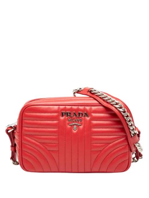 2010-2025 Soft Calfskin Diagramme Camera Bag crossbody bag by PRADA 