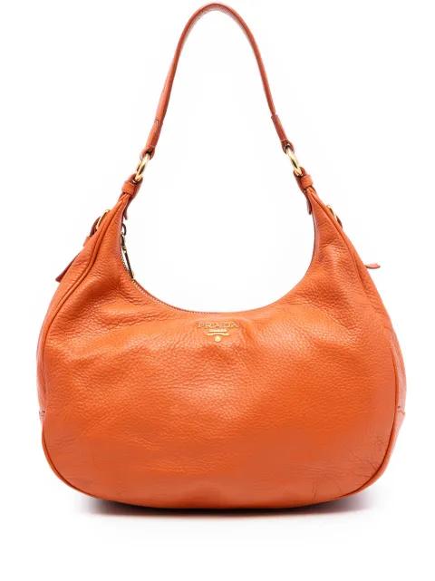 2010-2025 Vitello Daino Zip Top Hobo shoulder bag by PRADA 