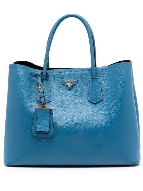 2010-2026 Large Saffiano Cuir Double satchel by PRADA 
