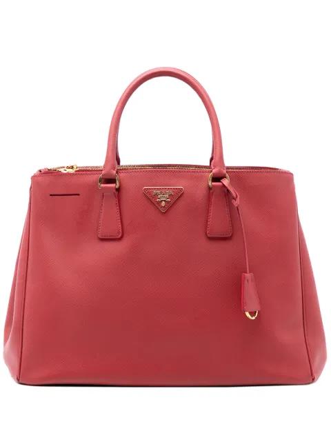 2010-2026 Large Saffiano Lux Galleria Double Zip satchel by PRADA 
