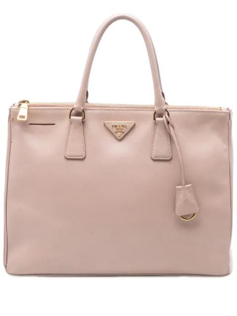 2010-2026 Large Saffiano Lux Galleria Double Zip satchel by PRADA 