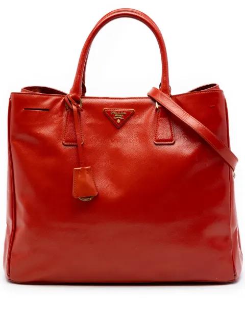 2010-2026 Large Saffiano Vernice Galleria satchel by PRADA 