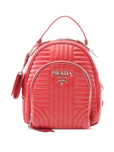 2010-2026 Leather Diagramme backpack by PRADA 