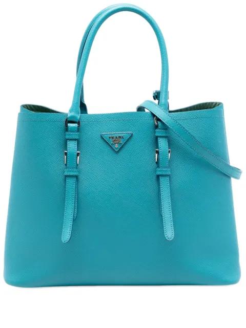 2010-2026 Medium Saffiano Cuir Double Handle satchel by PRADA 