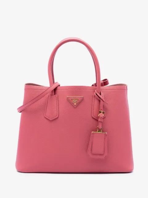 2010-2026 Medium Saffiano Cuir Double satchel by PRADA 