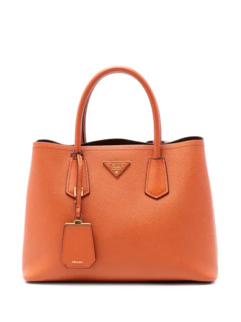 2010-2026 Medium Saffiano Cuir Double satchel by PRADA 