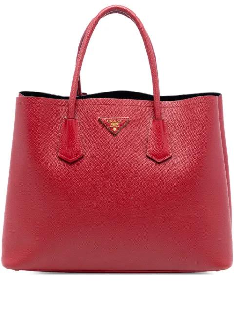 2010-2026 Medium Saffiano Cuir Double satchel by PRADA 