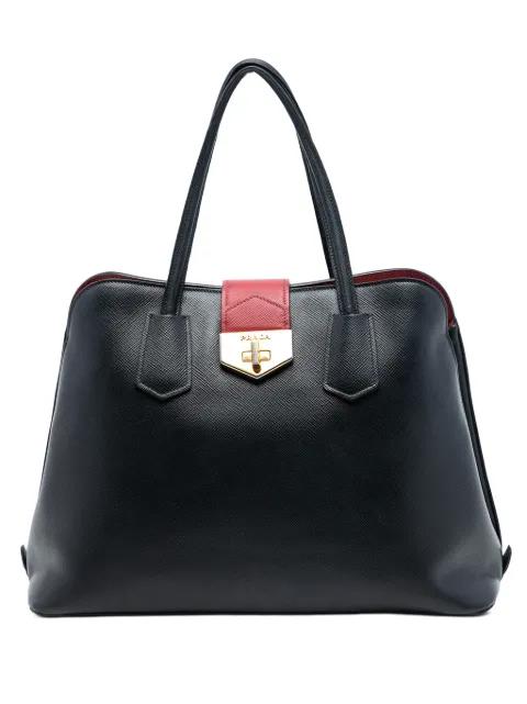 2010-2026 Saffiano Cuir Convertible Top Handle Bag satchel by PRADA 