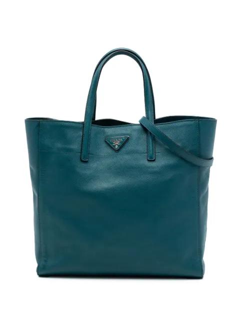 2010-2026 Saffiano Soft Triple Pocket Tote satchel by PRADA 