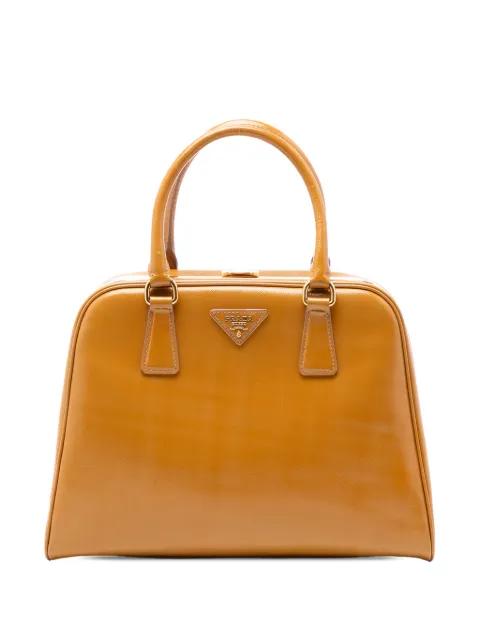 2010-2026 Saffiano Vernice Pyramid Frame handbag by PRADA 