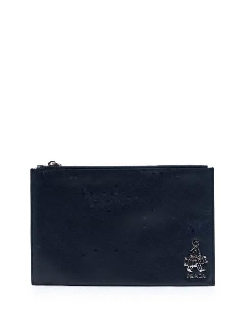 2010-2026 Saffiano Voyage Document Holder clutch bag by PRADA 