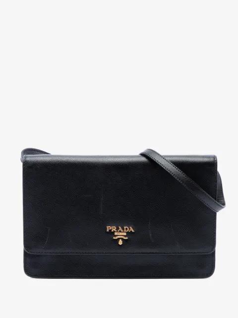 2010-2026 Saffiano Wallet on Strap crossbody bag by PRADA 