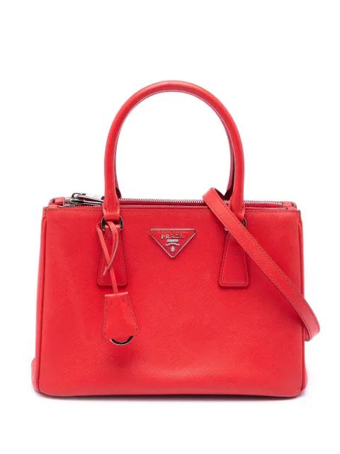 2010-2026 Small Saffiano Lux Galleria Double Zip satchel by PRADA 