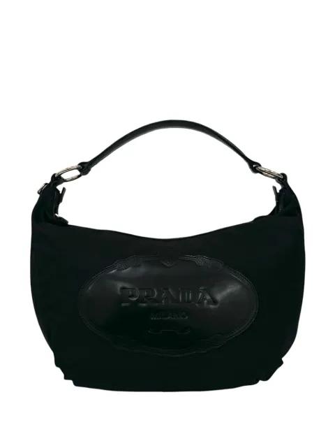 2010-2026 Tessuto Canapa Logo hobo bag by PRADA 