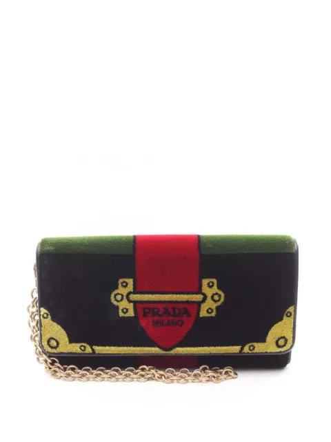 2010-2026 Velvet cahier Wallet on Chain crossbody bag by PRADA 