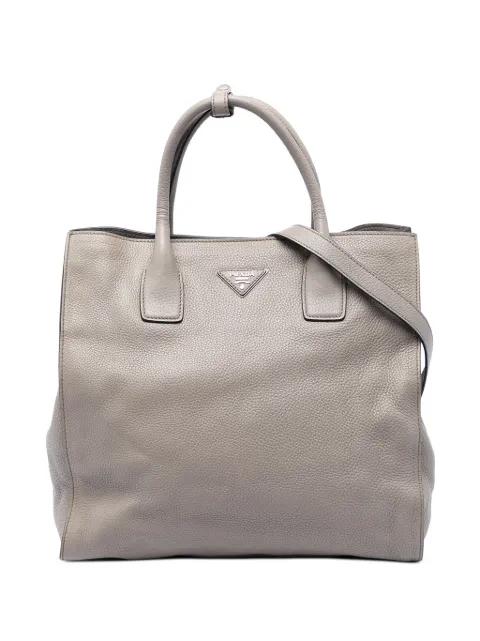 2010-2026 Vitello Daino Open Convertible Tote satchel by PRADA 