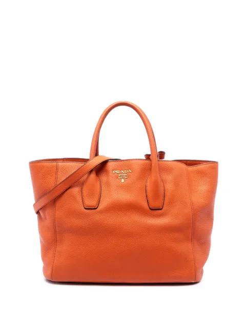 2010-2026 Vitello Daino Open Convertible Tote satchel by PRADA 