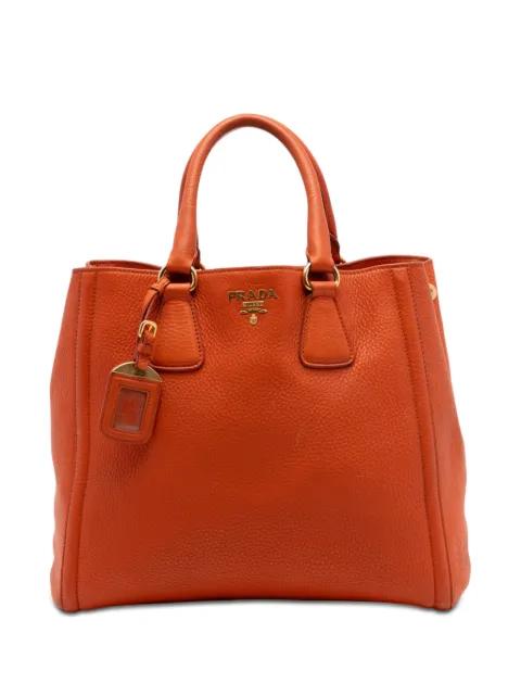 2010-2026 Vitello Daino Open Convertible Tote satchel by PRADA 