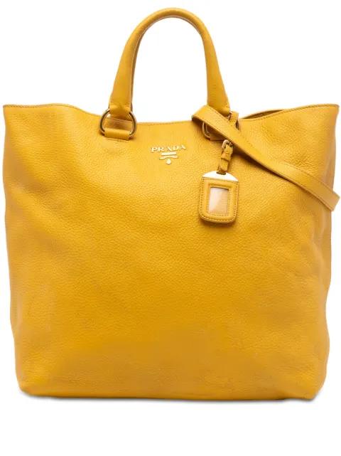 2010-2026 Vitello Daino Open Convertible Tote satchel by PRADA 